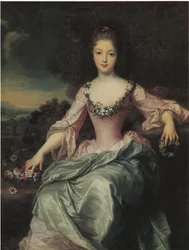 Retrato de Marie Anne de Bourbon